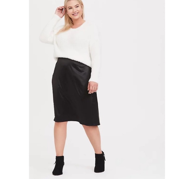 torrid Dresses & Skirts - Torrid Satin Midi Skirt - XL (1X-14/16)